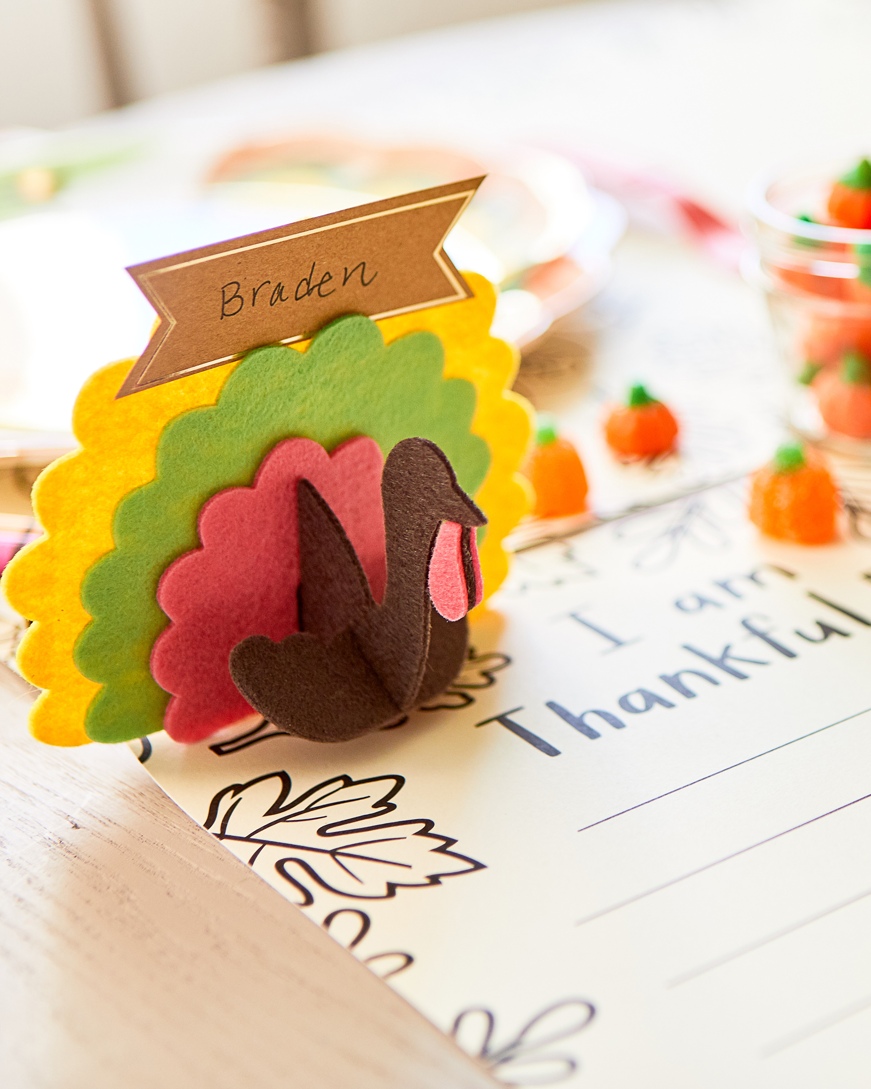 thanksgiving kids table