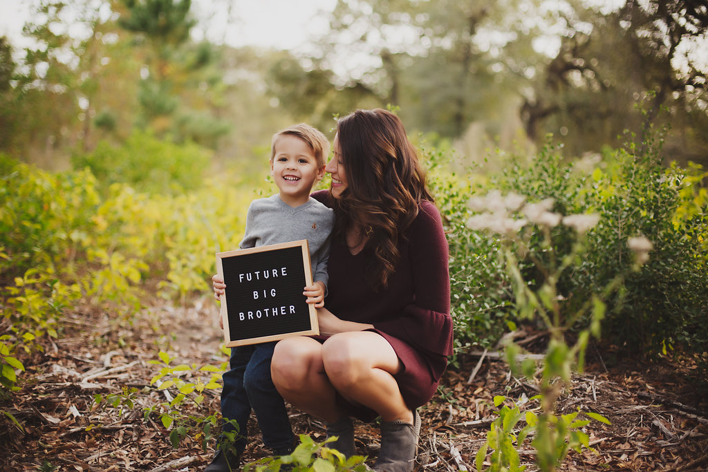 pregnancy reveal, family photography